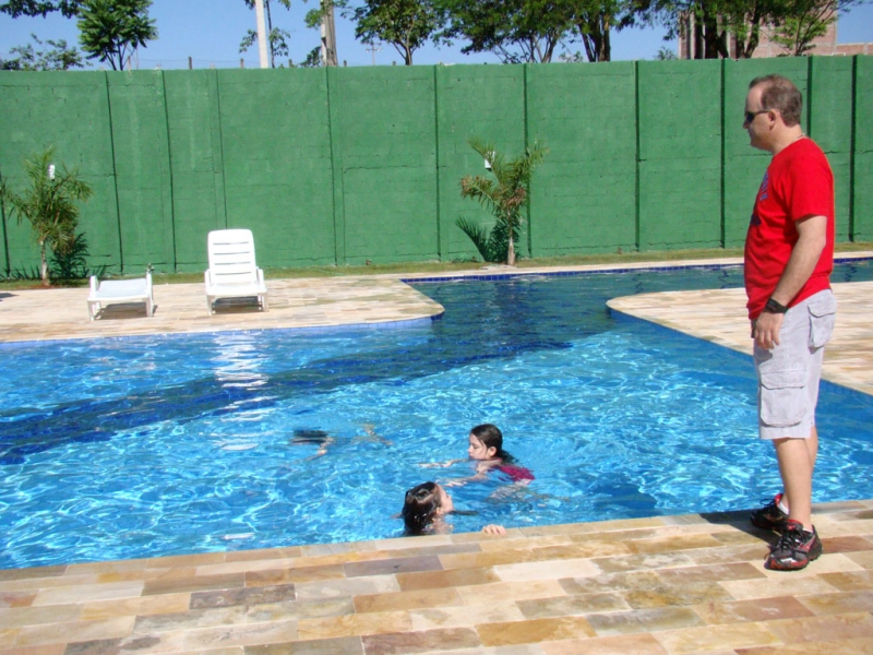 Inauguração da piscina