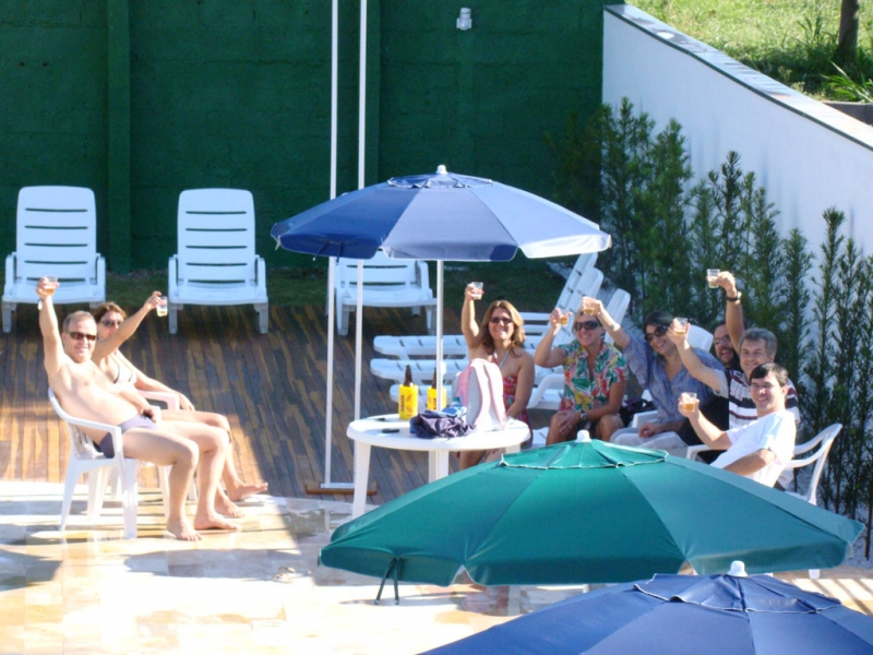 Inauguração da piscina