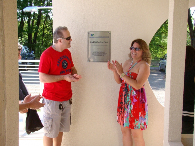 Inauguração da piscina